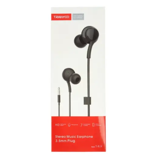 Tranyoo Wired Earphone Stereo 3.5mm 